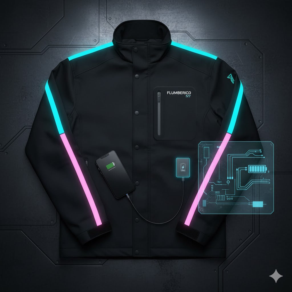 Flumberico New York Smart City Jacket With charger - Flumberico New York