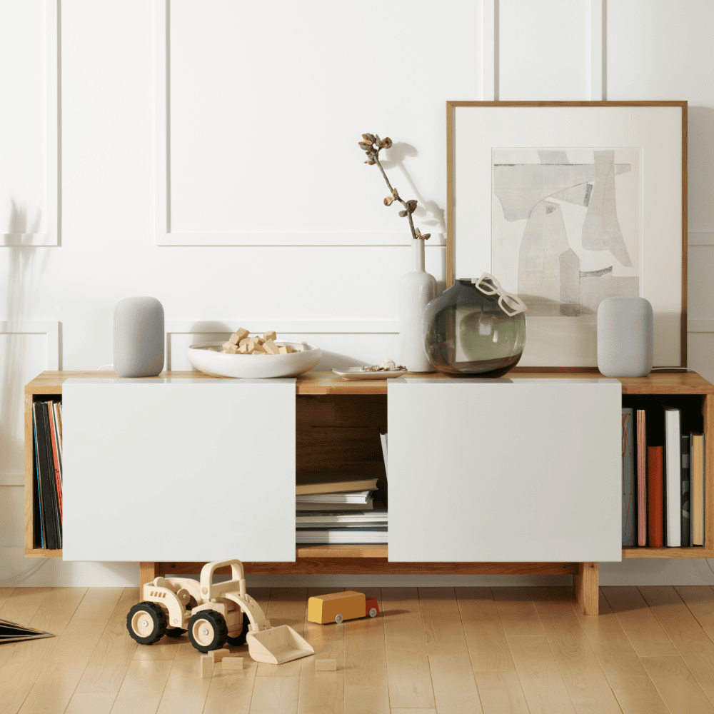 Google Nest Audio Smart Speaker: Immersive Sound, Voice Control, Smart Home Bundles