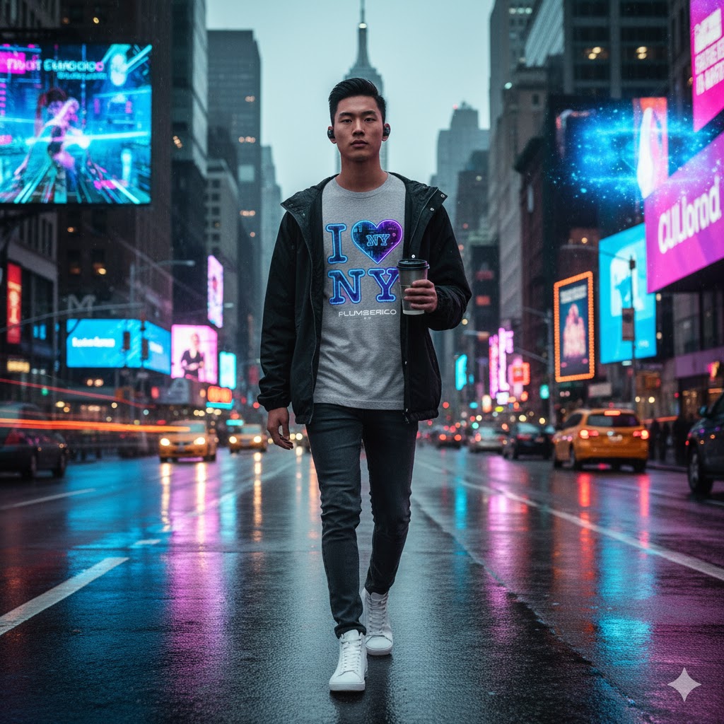 Flumberico NY- I love New York T Shirt | Tech Updated I Love New York Tee - Flumberico New York